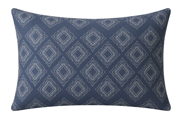 Cotton Family Comfort Duvet Cover + 1 Pillowcase (Dora – Dark Blue)