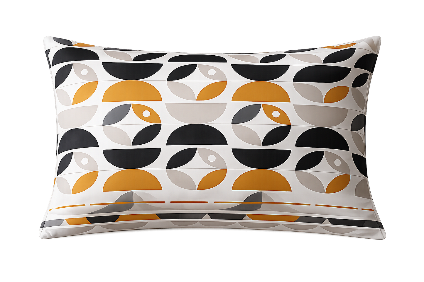 Cotton Family Comfort Duvet Cover + 1 Pillowcase (Carla Grey)