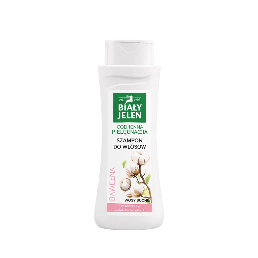 Bottle of Biaóy Jelen hair shampoo on a white background