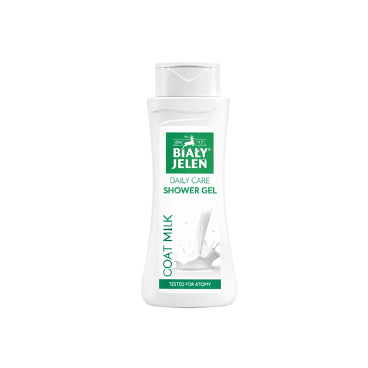 Biały Jelen Daily Care Shower Gel bottle on a white background