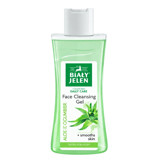 Biaáű Jelen aloe vera face cleansing gel bottle on a light gray background