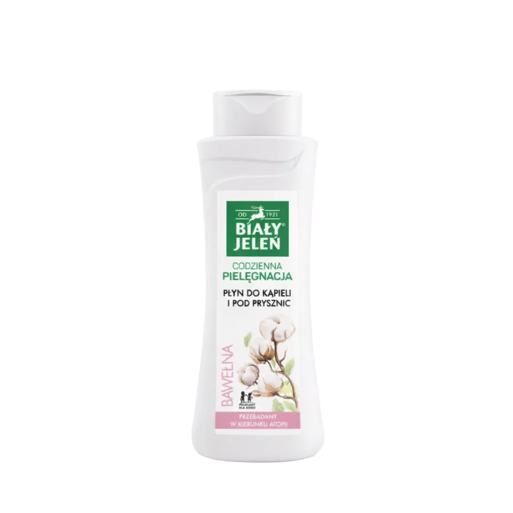 Biały Jeleń moisturising bath and shower wash with cotton extract