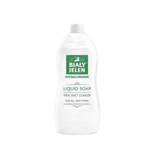 Biały Jeleń hypoallergenic liquid soap refill for all skin types, 1 litre