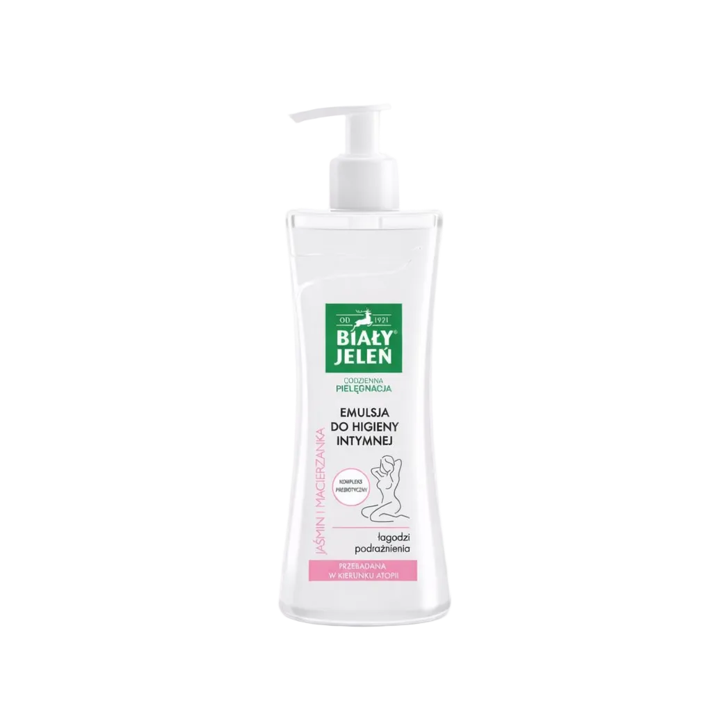 Biały Jeleń delicate soothing intimate wash with pump dispenser