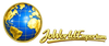 A 3D-rendered gold and blue globe logo alongside the stylized text 'JoWorldEmporium' in metallic gold on a plain white background.