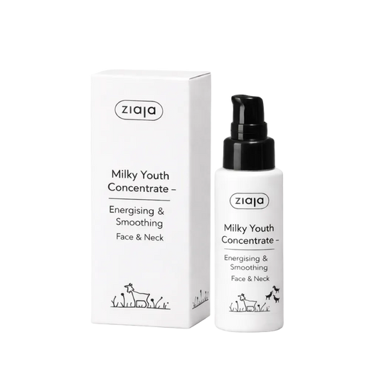 Ziaja Goat’s Milk Milky Youth energising face and neck concentrate – JoWorld Emporium