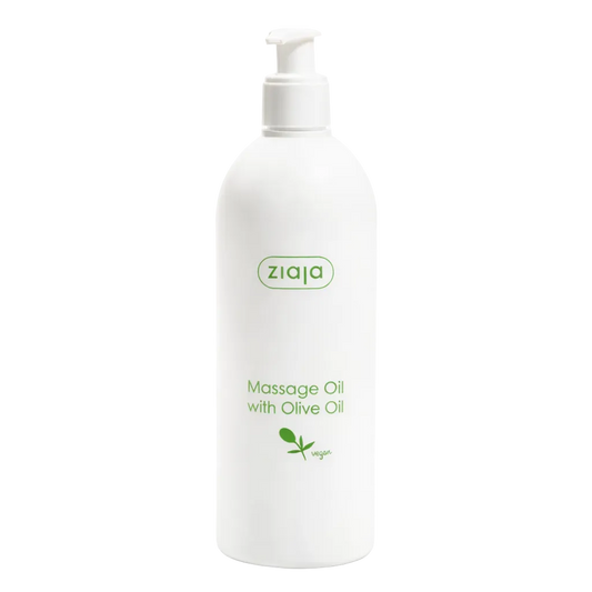 Ziaja vegan massage oil with olive oil