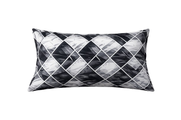 Cotton Family Comfort Duvet Cover + 4 Pillowcase (symmetrical diamonds)