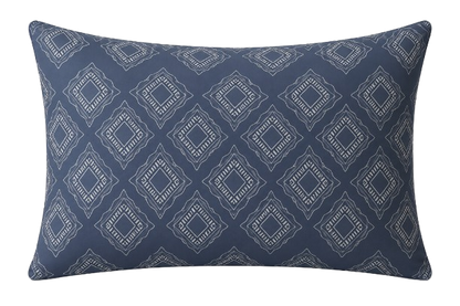 Cotton Family Comfort Duvet Cover + 1 Pillowcase (Dora – Dark Blue)