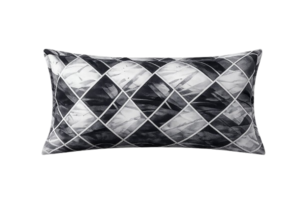 Cotton Family Comfort Duvet Cover + 2 Pillowcase (symmetrical diamonds)