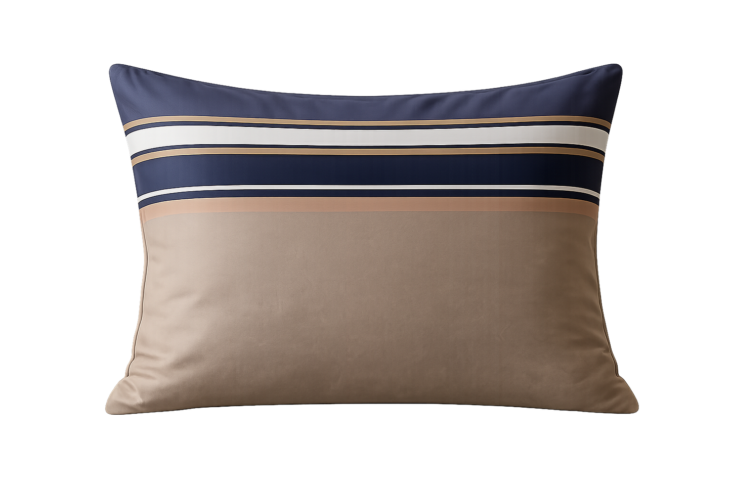 Cotton Family Comfort Duvet Cover + 1 Pillowcase (Terrazzo in shades of brown and gray)