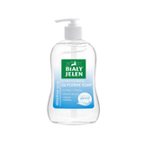 Biaów Jelen glycerin soap bottle on a light blue gradient background