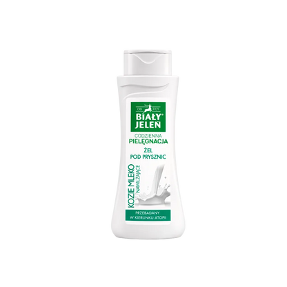 Bottle of Biaár Jelen shower gel on a white background