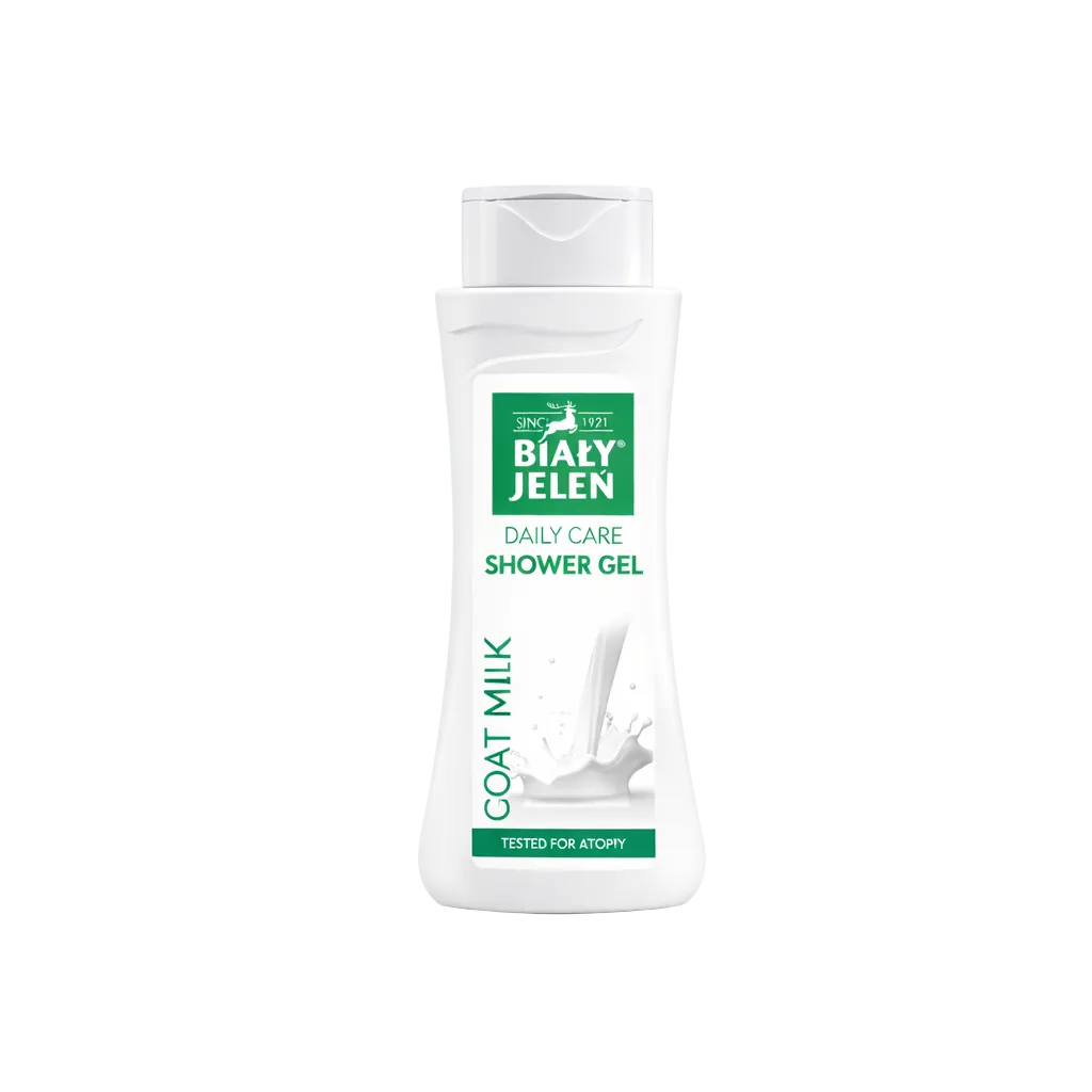 Biały Jelen Daily Care Shower Gel bottle on a white background
