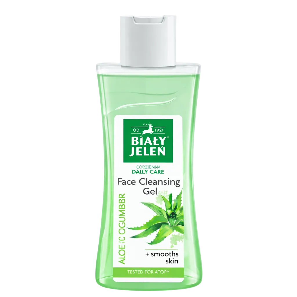 Biaáű Jelen aloe vera face cleansing gel bottle on a light gray background
