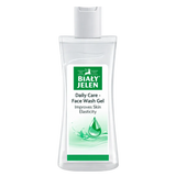 Bialy Jelen face wash gel bottle on a white background