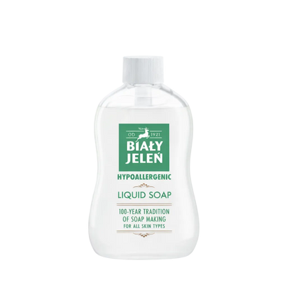 Biańy Jelen liquid soap bottle on a white background