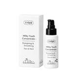Ziaja Milky Youth Concentrate bottle and packaging on a white background