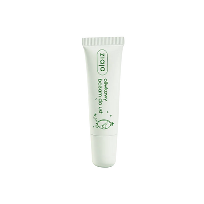 White tube with green text on a light green background