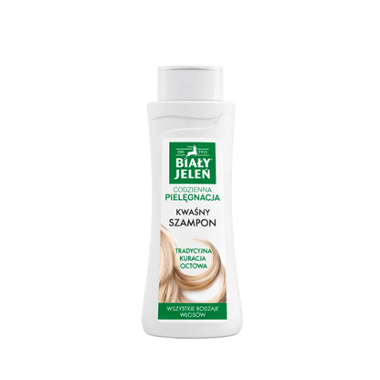 Biały Jeleń acidic hair shampoo with traditional vinegar treatment