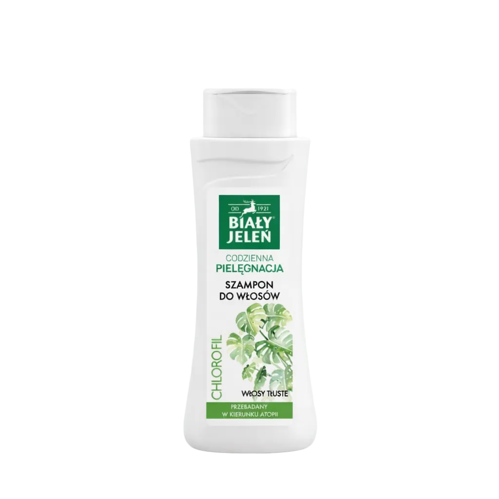 Biały Jeleń chlorophyll hair shampoo that regulates excess sebum