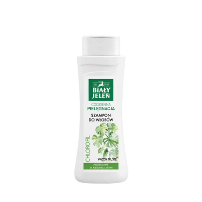 Biały Jeleń chlorophyll hair shampoo that regulates excess sebum