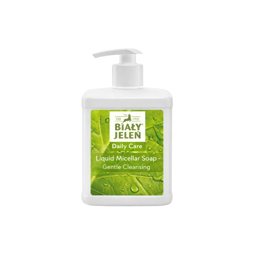 Biały Jeleń Daily Care gentle cleansing micellar liquid soap, 500 ml