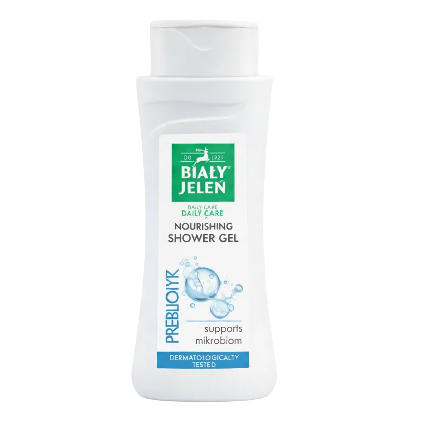 Biały Jeleń Daily Care nourishing shower gel with prebiotics supporting the skin microbiome