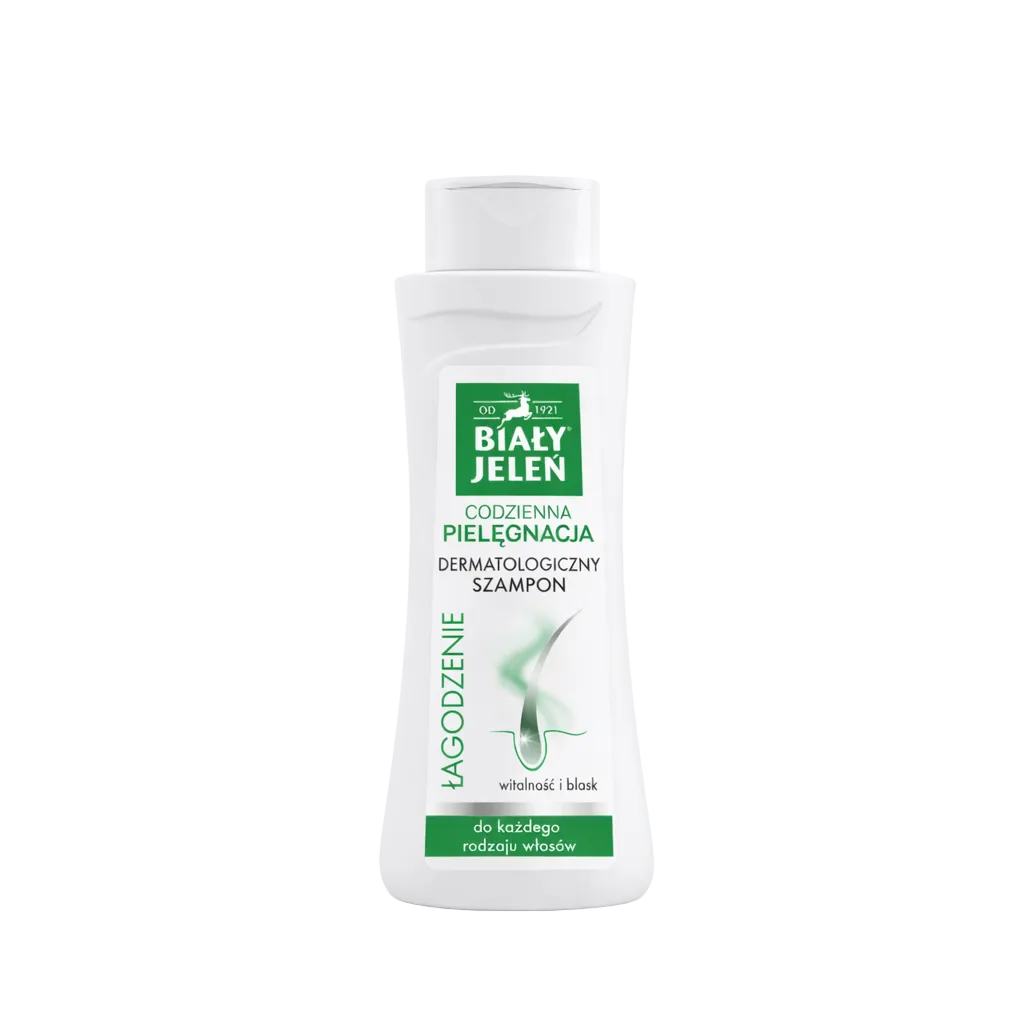 Biały Jeleń soothing dermatological shampoo for hair vitality and shine