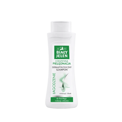 Biały Jeleń soothing dermatological shampoo for hair vitality and shine