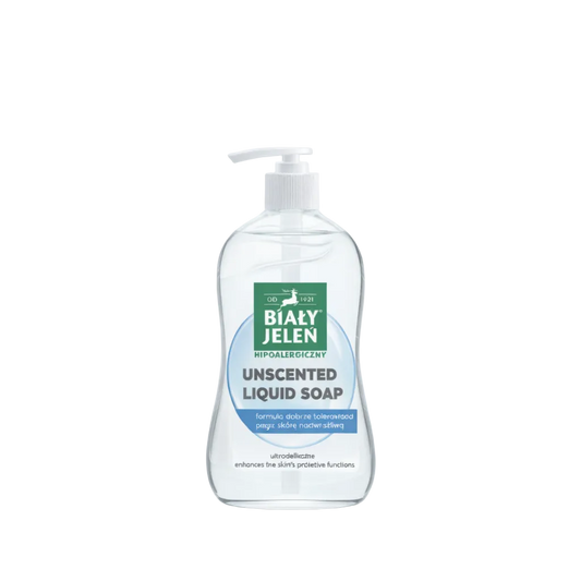Biały Jeleń hypoallergenic unscented liquid soap with pump
