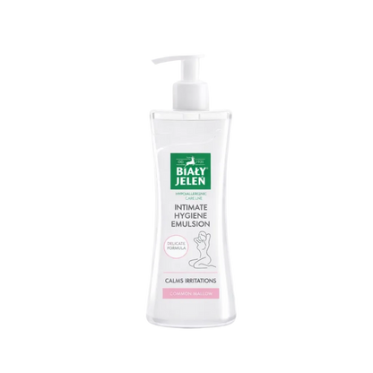 Biały Jeleń hypoallergenic intimate hygiene emulsion with common mallow