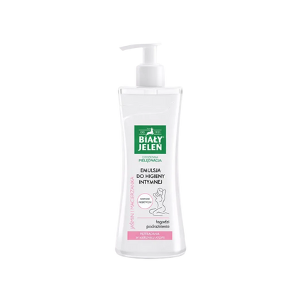 Biały Jeleń delicate soothing intimate wash with pump dispenser