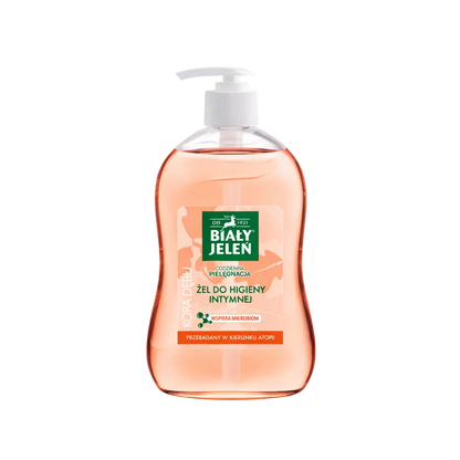 Biały Jeleń intimate hygiene wash with cocoa bark extract supporting the natural microbiome