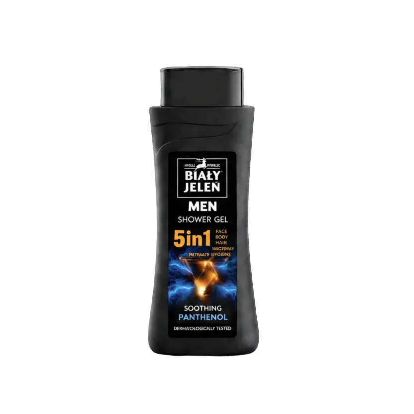 Biały Jeleń Men 5-in-1 shower gel with soothing panthenol