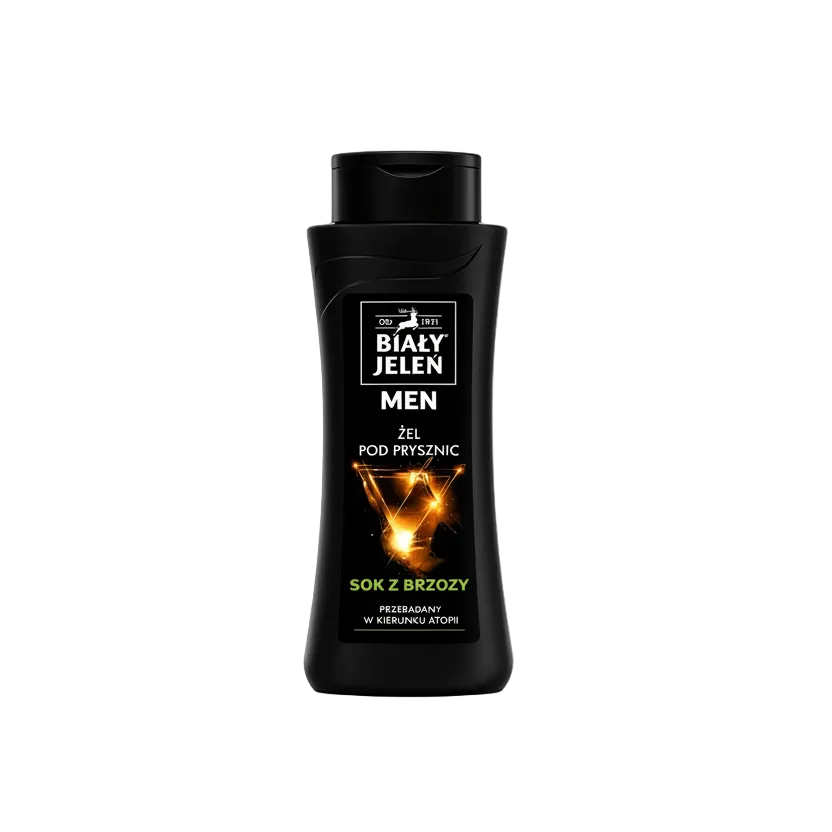 Biały Jeleń Men hypoallergenic shower gel with birch extract, 300 ml