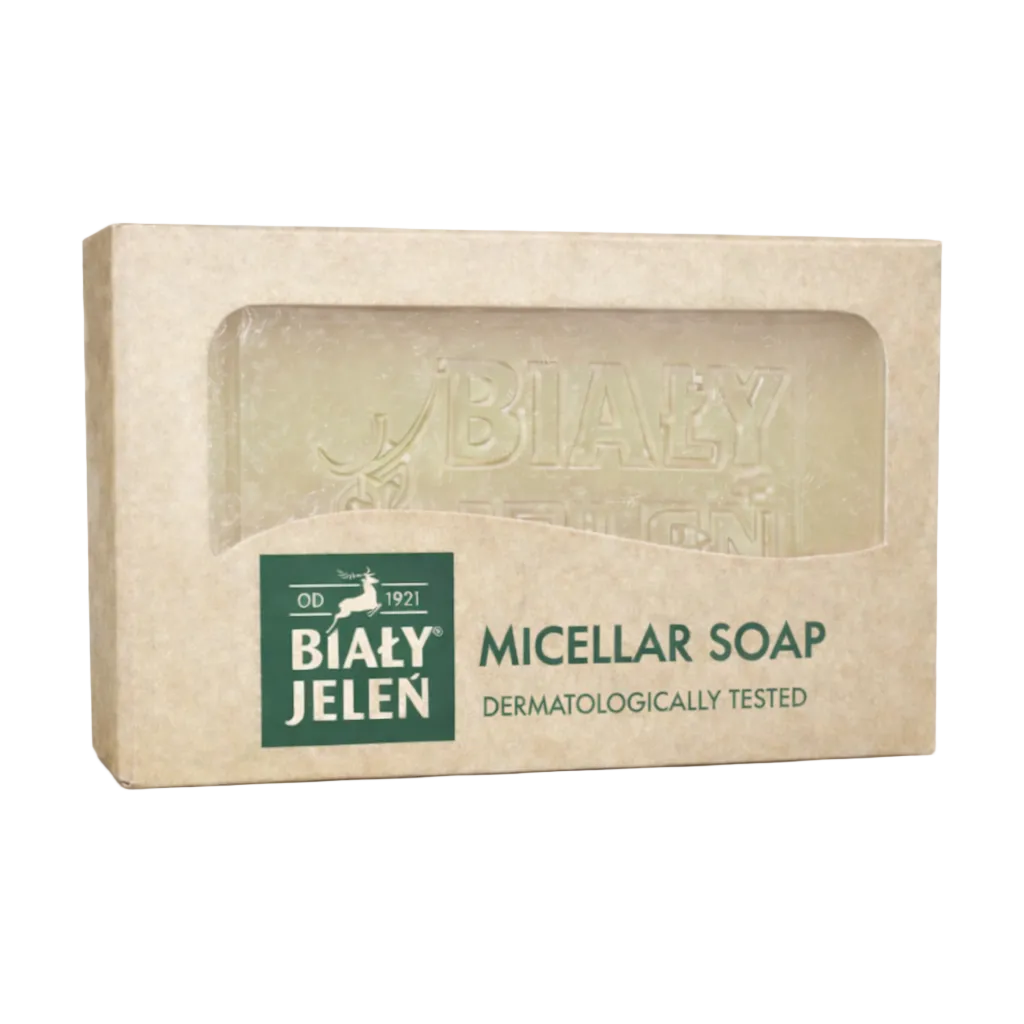 Biały Jeleń dermatologically tested micellar bar soap