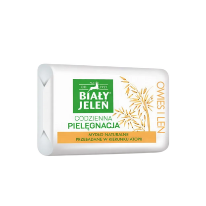Biały Jeleń dermatologically tested cleansing soap with oat