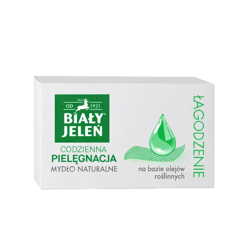 Biały Jeleń soothing natural soap with plant-based oils