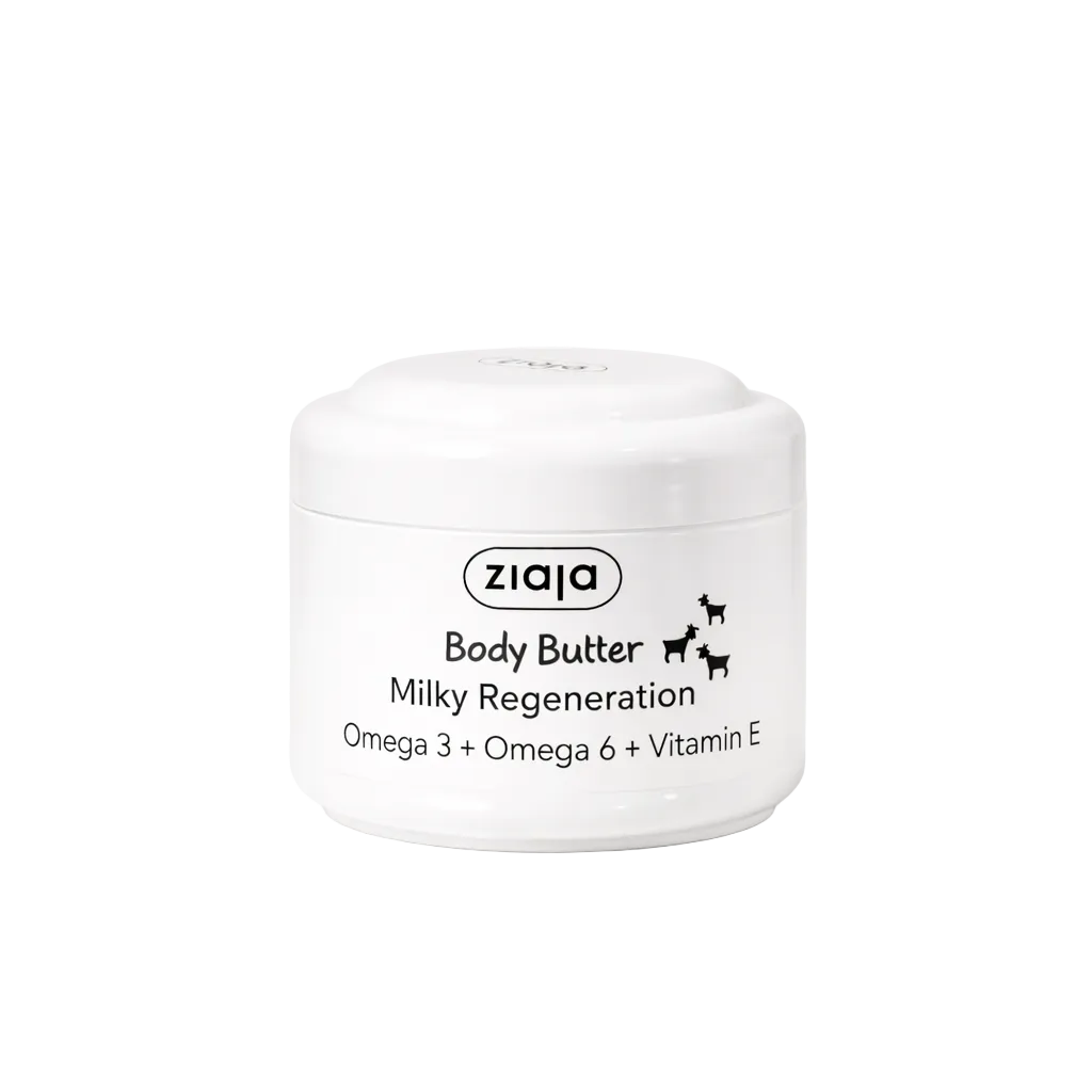 Ziaja Goat’s Milk regenerating body butter with omega-3, omega-6 and vitamin E