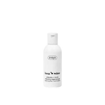 Ziaja Milky Regeneration facial cleanser and toner for gentle skincare