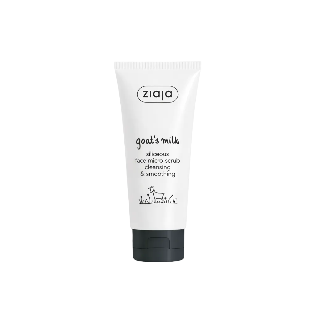 Ziaja Goat’s Milk silica face micro-scrub for gentle cleansing