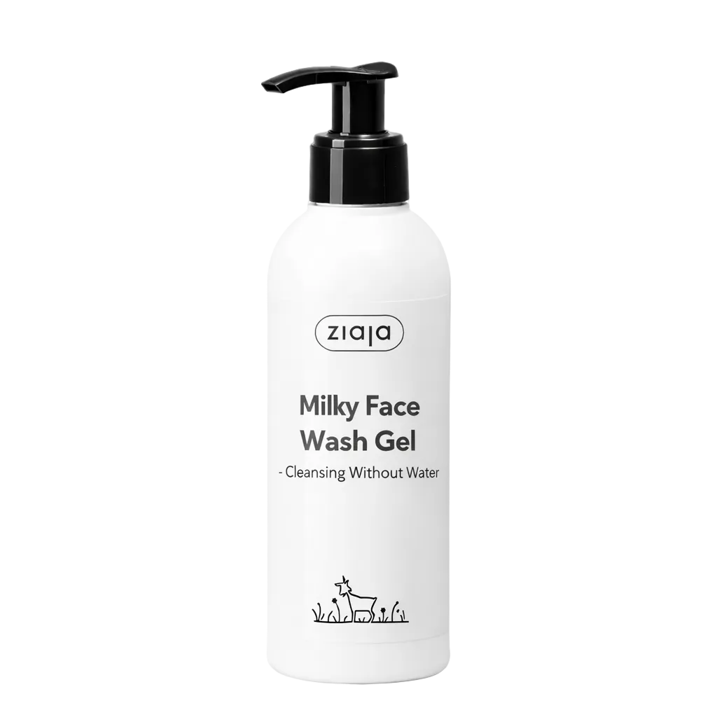 Ziaja Goat’s Milk Milky Face Wash Gel for gentle facial cleansing