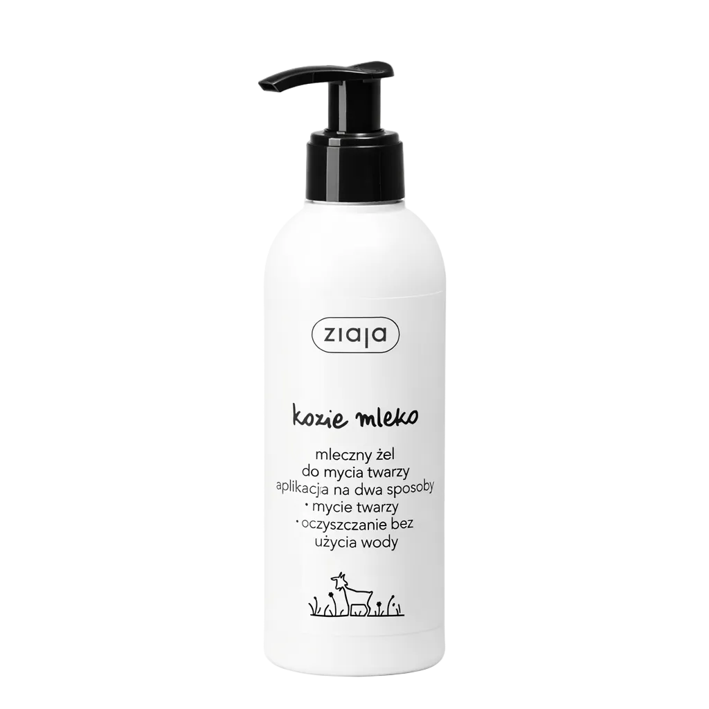 Ziaja Milky Face Wash Gel for cleansing the skin without water