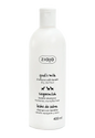 A 400 ml white plastic bottle of Ziaja Goat's Milk shampoo with keratin, featuring black text and a small goat graphic on a clean white background.