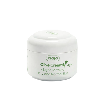 Ziaja Olive vegan light face cream for dry and normal skin