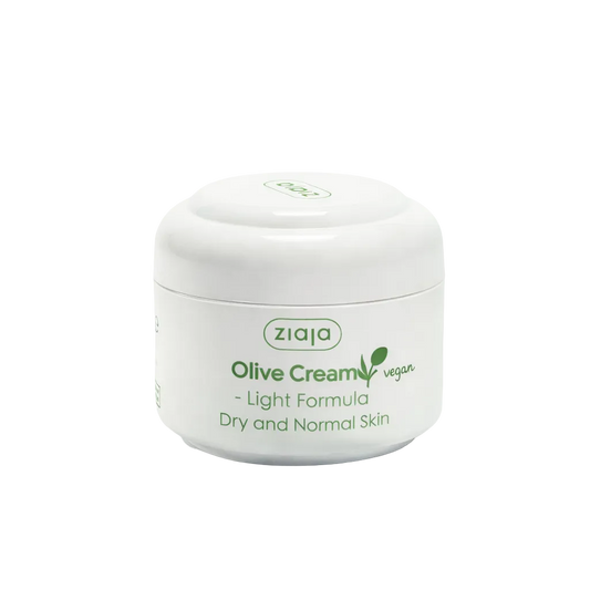 Ziaja Olive vegan light face cream for dry and normal skin