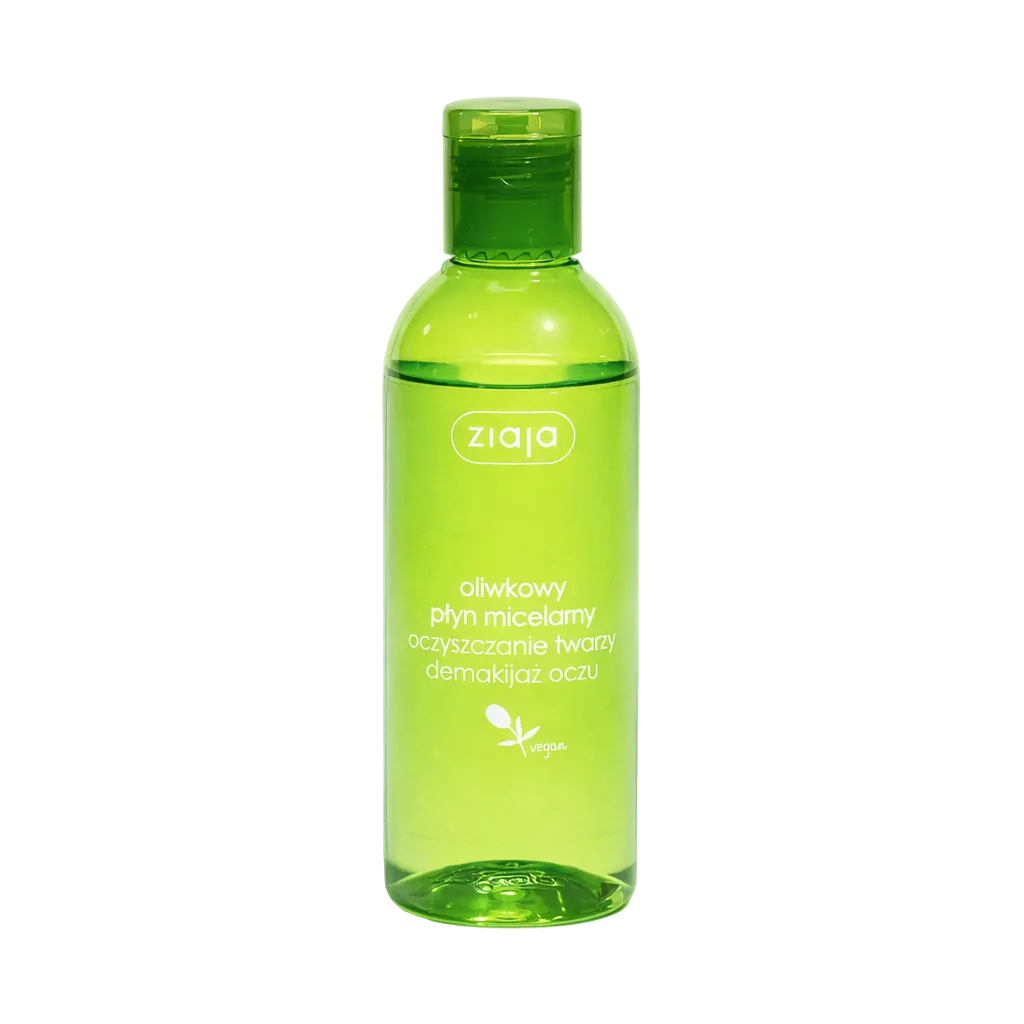 Ziaja Olive vegan micellar water for facial cleansing and eye makeup removal