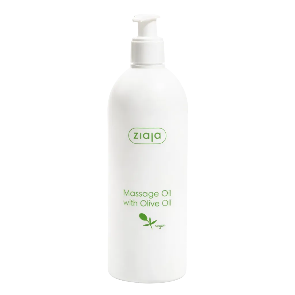 Ziaja vegan massage oil with olive oil