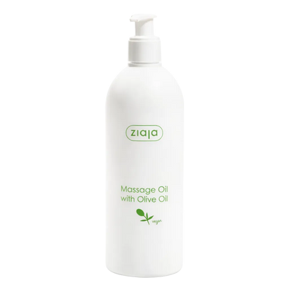 Ziaja vegan massage oil with olive oil
